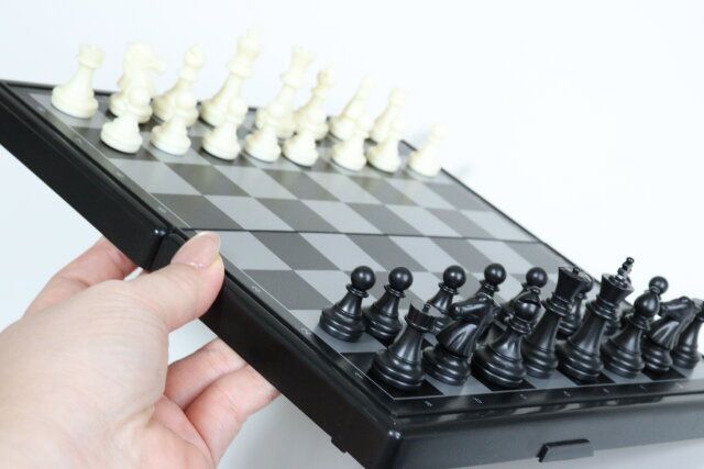 ダイソー チェス 駒 マグネット入り 使用例