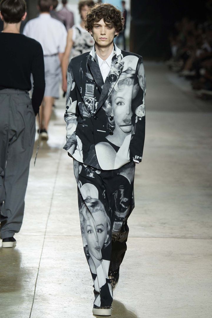 マリリン・モンロー<br /> ドリス ヴァン ノッテン 2016年春夏メンズコレクション