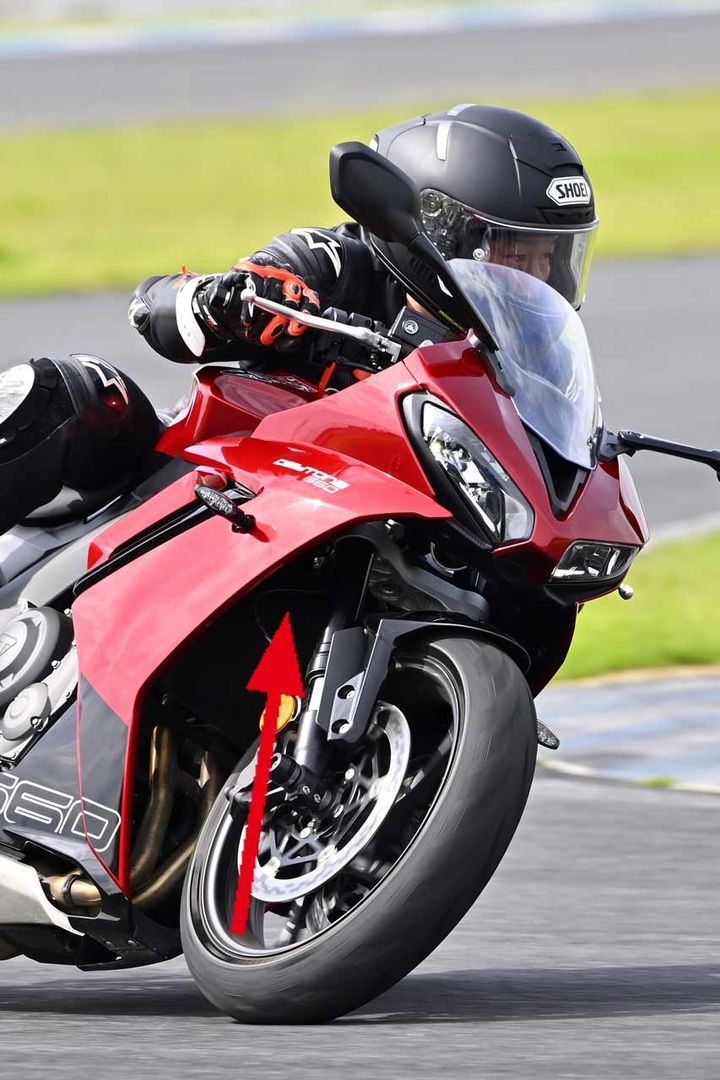 【バイクを縦方向に操るライテク③】一瞬のセルフステアで鋭く深くバンクさせる