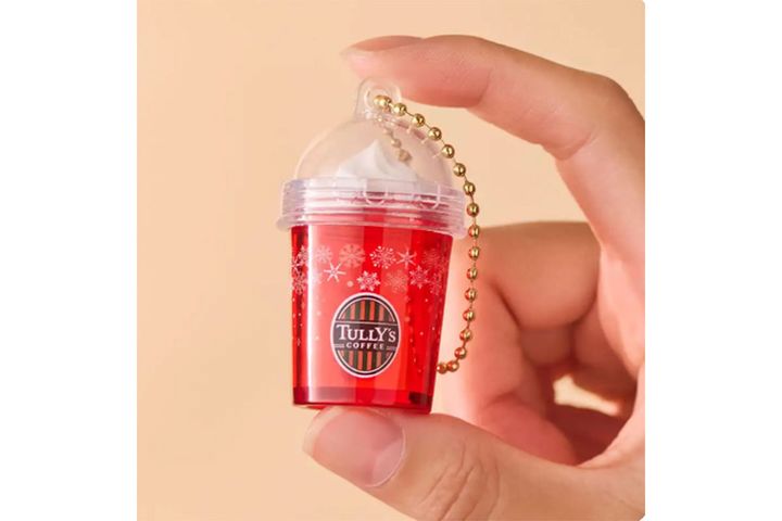 「ホイップミニカップキーチェーン（ホリデー）」／「タリーズ」公式サイトより引用