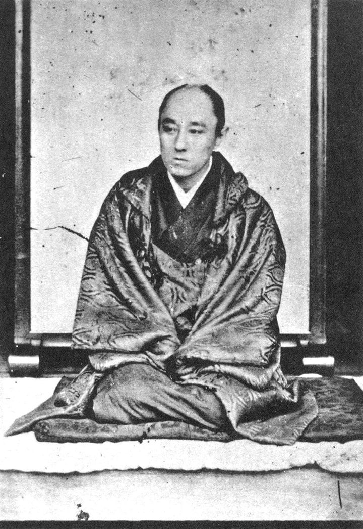 元土佐藩主・山内容堂の写真、『京都維新史蹟』（京都市教育会）1928年より