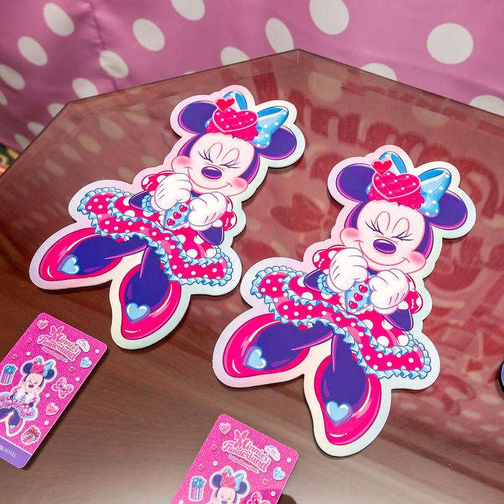 スペシャルルーム限定のミニーマウスの魅力が詰まったオリジナルグッズ