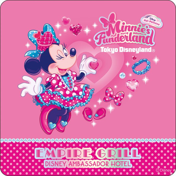 「エンパイア・グリル」ディズニー・パルパルーザ“ミニーのファンダーランド”スペシャルドリンク コースター