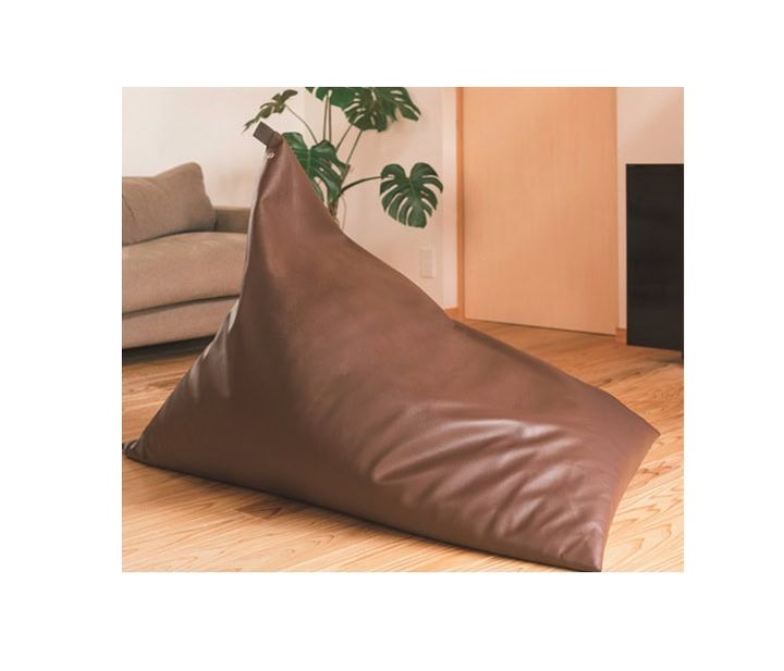 ビーズクッション 座椅子「座・ 気まま」ブラウン ビッグサイズ ¥34,100／大東寝具工業
