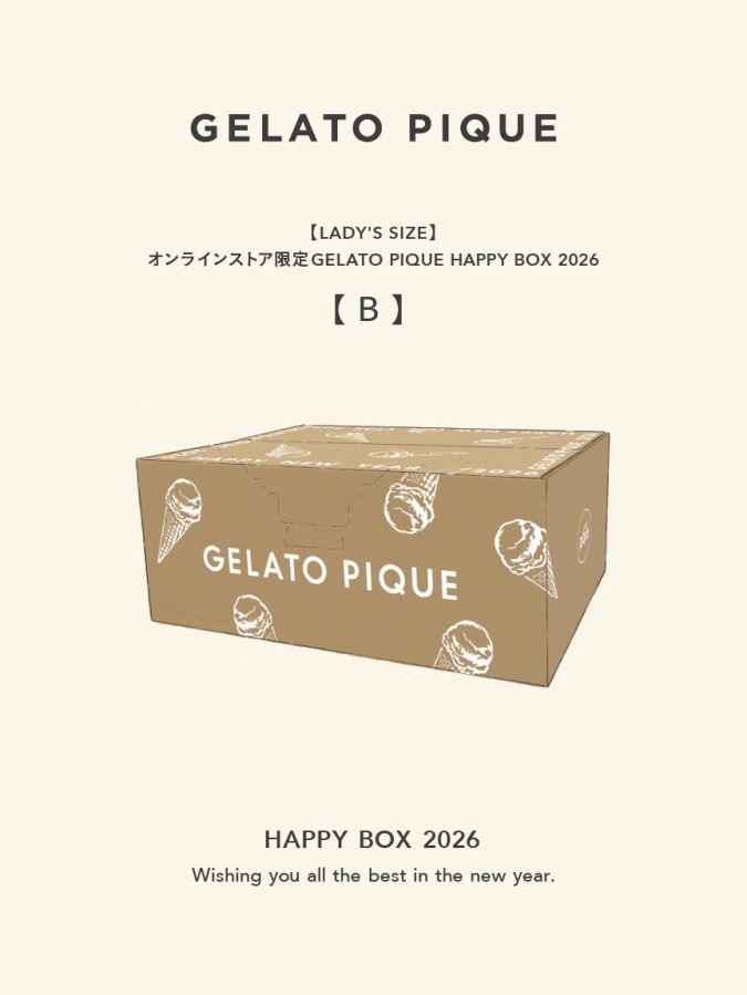 gelato pique（ジェラート ピケ）福袋「HAPPY BOX 2026」【LADY'S SIZE】オンラインストア限定 GELATO PIQUE HAPPY BOX 2026<B>