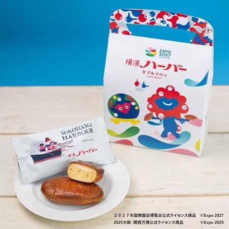 次の万博へ向けて「ミャクミャク トゥンクトゥンク 横濱ハーバーダブルマロン」が発売