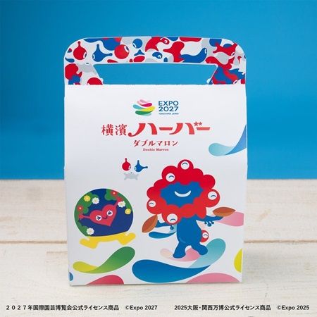 次の万博へ向けて「ミャクミャク トゥンクトゥンク 横濱ハーバーダブルマロン」が発売