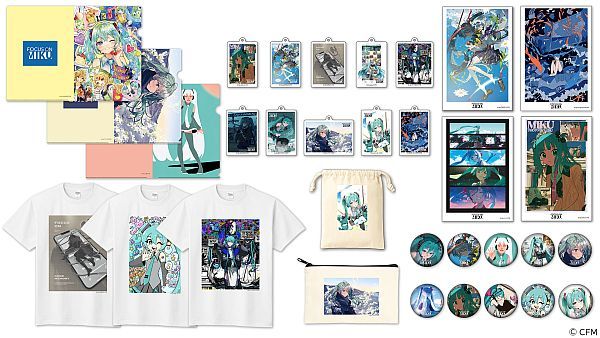 【東京都・大阪府】「初音ミク」のイラスト展「FOCUS ON MIKU」、東京・大阪で開催！グッズ販売も