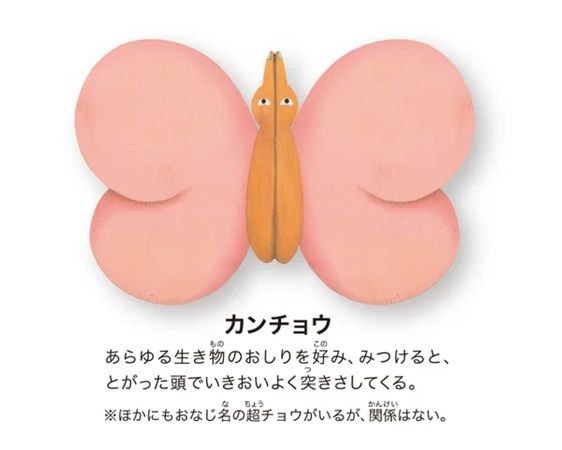 チョウの形をした超ユニークな絵本『超チョウ図鑑』発売中！84種類が登場