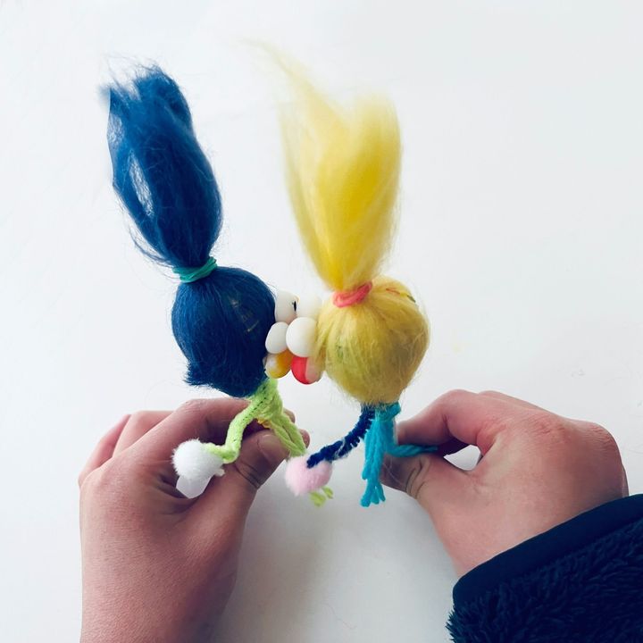 HWお菓子なキャンディモンスター[簡単お菓子ラッピング工作]