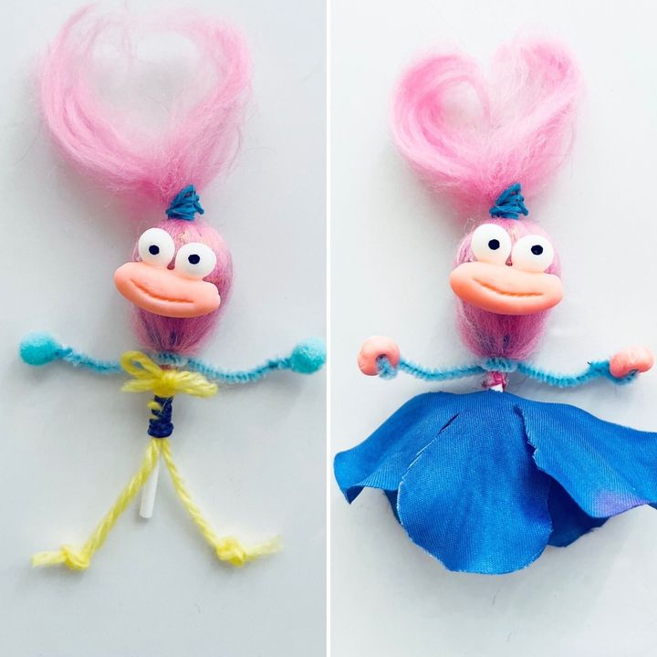 HWお菓子なキャンディモンスター[簡単お菓子ラッピング工作]