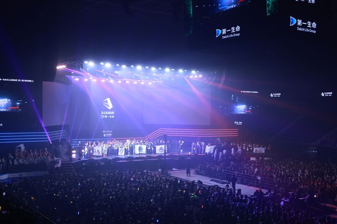 BLOCK VIBEオープニング (c)第一生命 D.LEAGUE 25-26 ROUND.1 