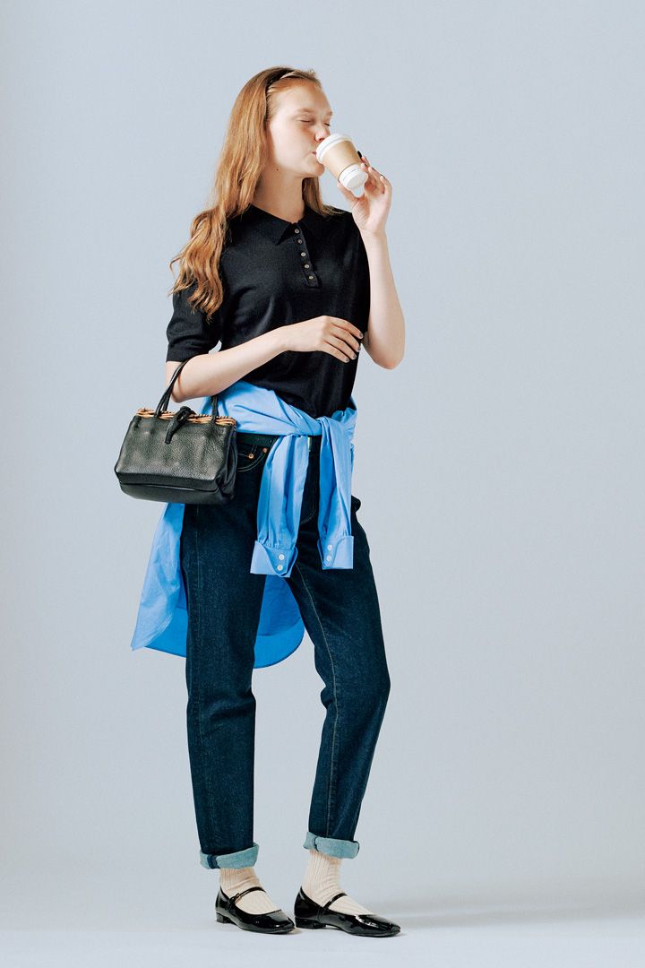スリムシルエットのデニムはレディに着こなすのがコツ！お手本コーデ5選