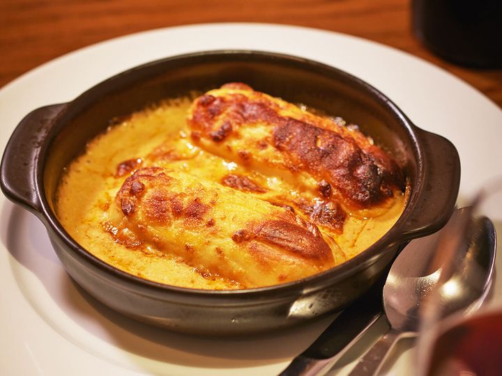 渋谷『Bistrot Bar a vin Kodama』の「クネル ホタテ オマールソース」