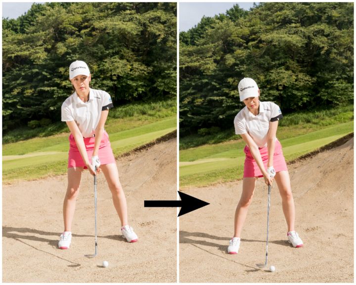 バンカーはダフって打つが正解！ダフれるアドレスをマスターしよう