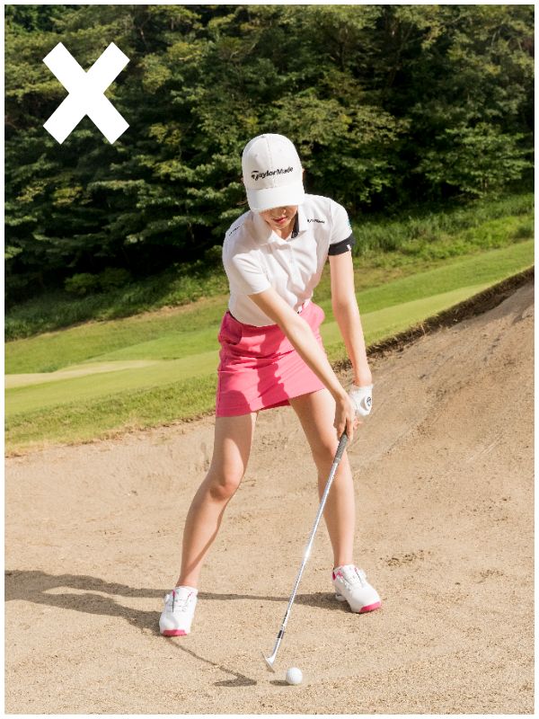 バンカーはダフって打つが正解！ダフれるアドレスをマスターしよう