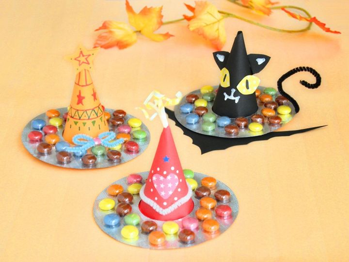 リングチョコの魔女ハット！HW簡単お菓子ラッピング