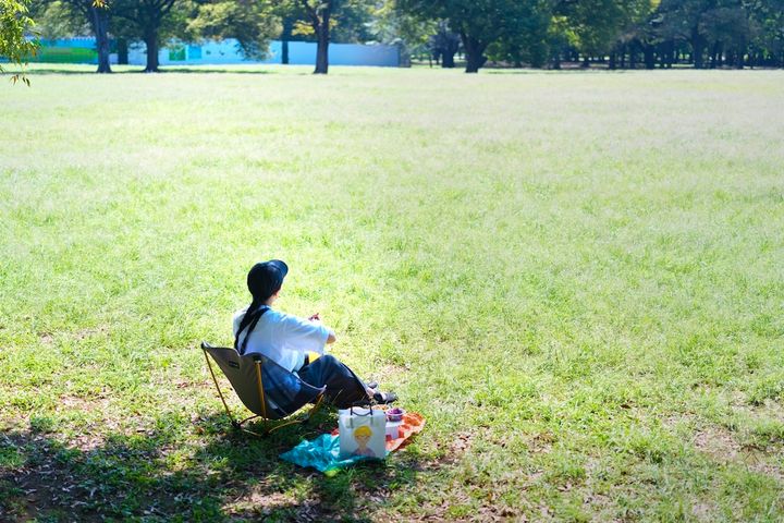 この日は人が少なくて最高のひとりチェアリング日に！