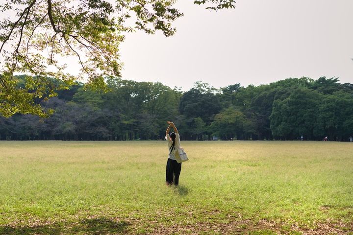 すべて片付けて帰るところ