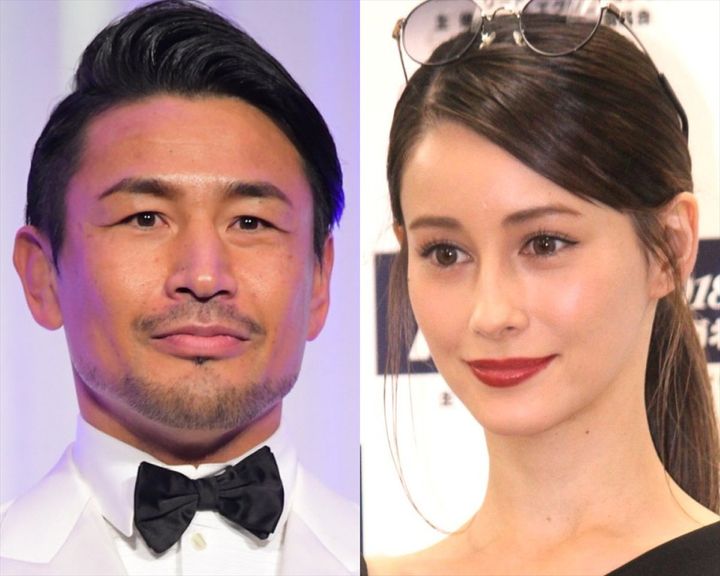 （左から）魔裟斗、ダレノガレ明美 クランクイン！ width=