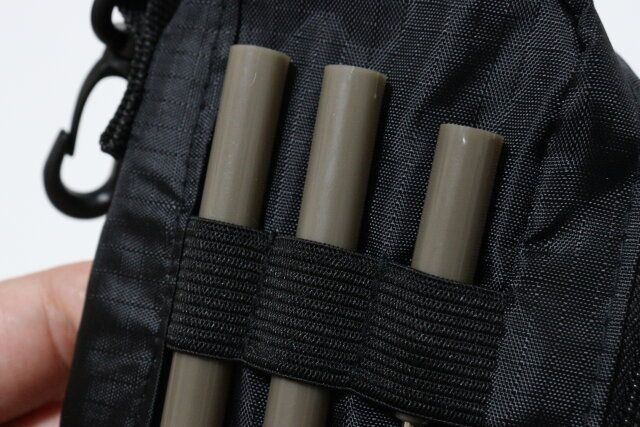 ダイソーの小物入れポーチはゴルフのティーを収納できる