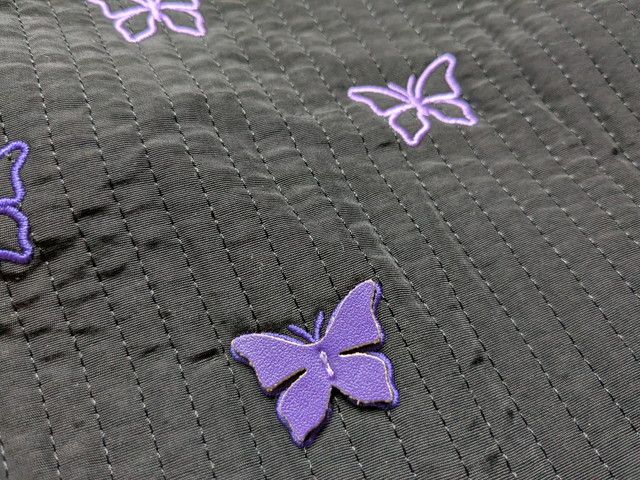 ANNASUI刺繍トートバッグ蝶の刺繍