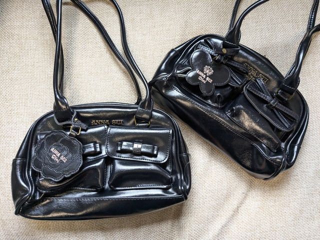 ANNASUIminiロングハンドルボストンバッグ