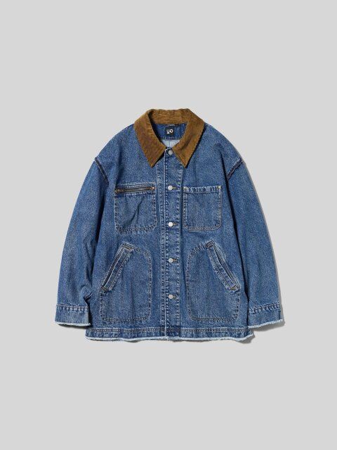 2025gu秋冬コラボアウターカバーオールジャケット