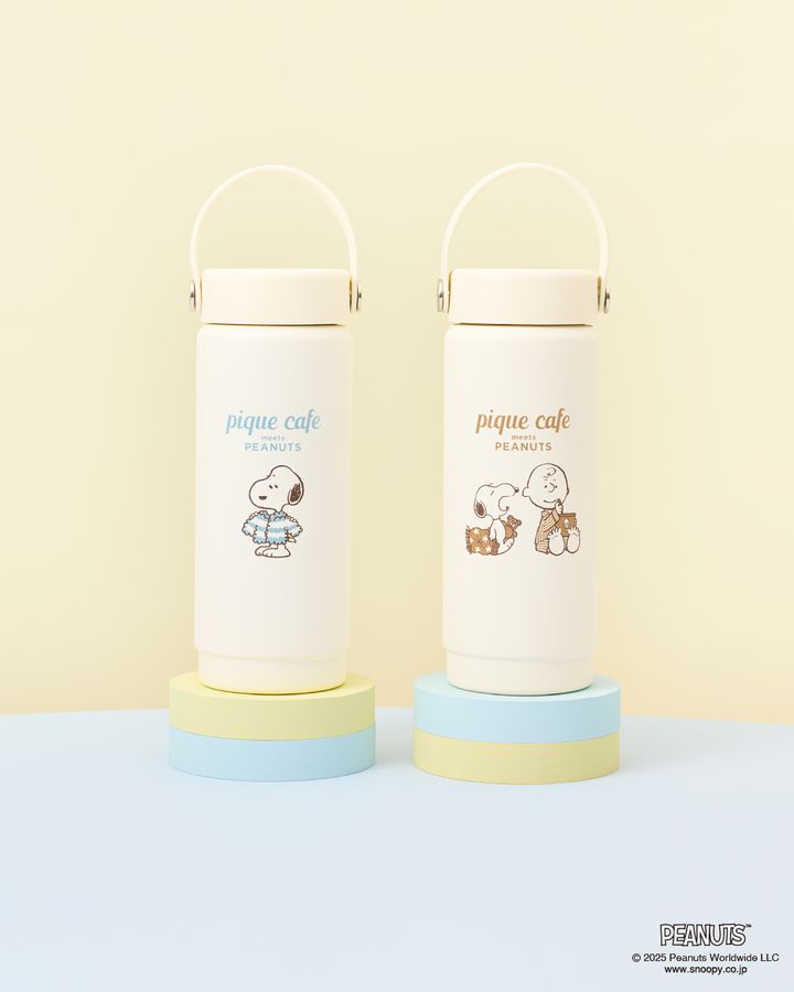 【PEANUTS】オリジナルアート マグボトル