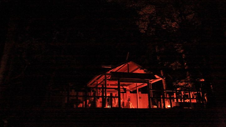 内宮の別宮、荒祭宮で行われる「由貴大御饌の儀」。