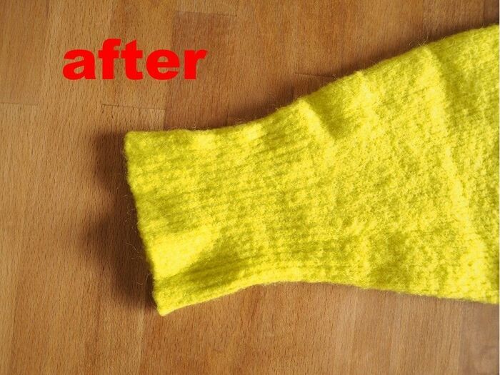 伸びた袖口が復活！お気に入りのセーターをよみがえらせるカンタン裏ワザ♪