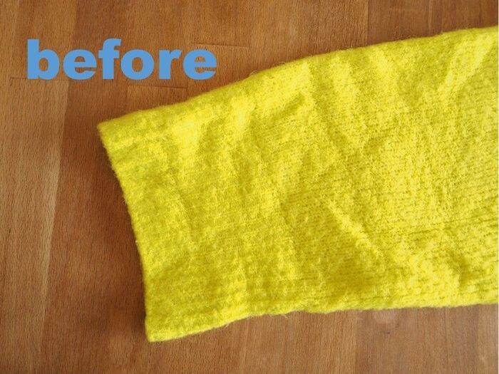 伸びた袖口が復活！お気に入りのセーターをよみがえらせるカンタン裏ワザ♪