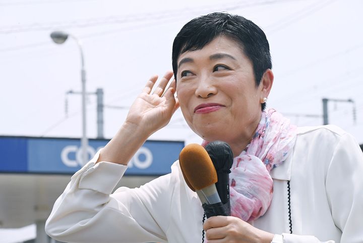 立憲民主党の辻元清美氏（撮影：2025年7月、時事）