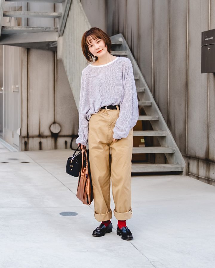 “チノパン”が主役の秋コーデ5選。汎用性が高いから着こなしの幅が広い！【TOKYO SNAP】