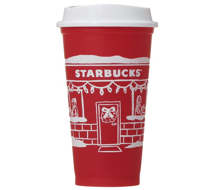 「ホリデー2025リユーザブルカップレッド」473ml 500円