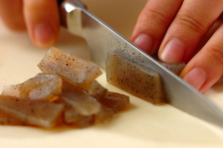 基本のヒジキの煮物の下準備2