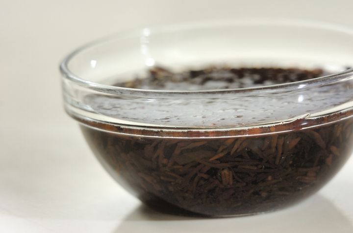 基本のヒジキの煮物の下準備1