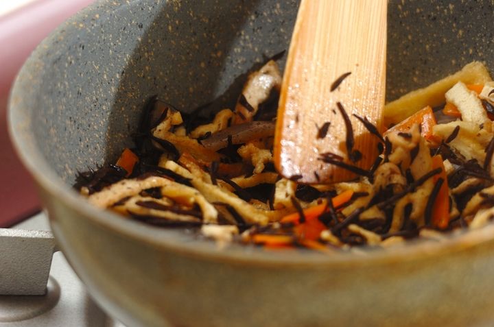 基本のヒジキの煮物の作り方1