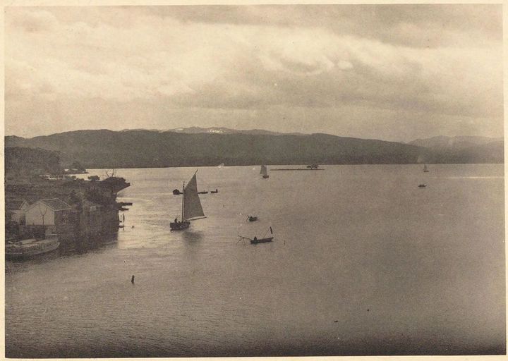 宍道湖の古写真『島根縣寫眞帖』