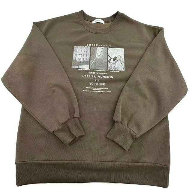 しまむらomiフォトプリントトレーナー