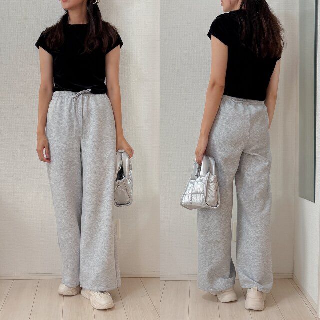 スウェパンもおしゃれ見え