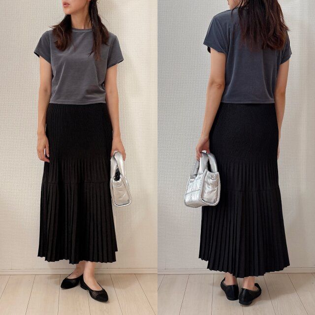 スカート合わせでクラシカルな雰囲気に