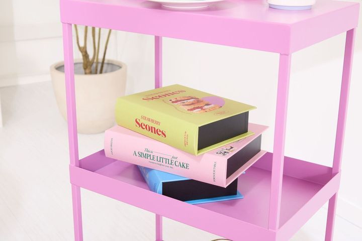 ブックボックス カフェ Ｓ（ブルー/イエローグリーン）各￥2,200、M（ピンク）￥2,400