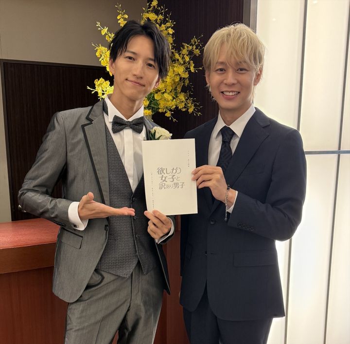 ドラマ『欲しがり女子と訳あり男子』より（左から）田口淳之介、パク・ユチョン （C）TOKYO MX width=