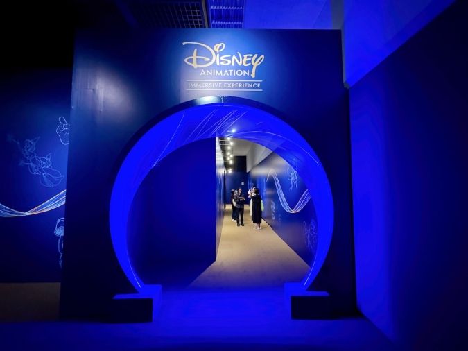 ディズニー・アニメーション・イマーシブ・エクスペリエンス 入り口
