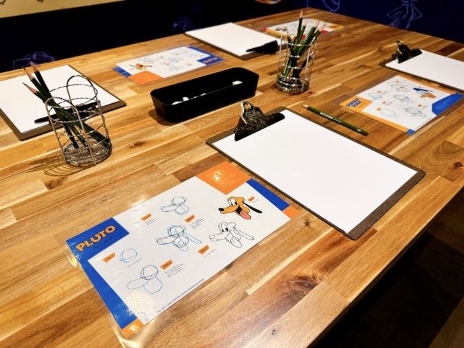 ディズニー・アニメーション・イマーシブ・エクスペリエンス お絵かきブース