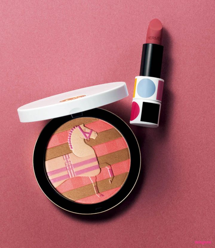 元乃木坂46 与田祐希 クリスマスコフレ 2025 エルメス （左）プードル ロカバール （右）ルージュ エルメス ルージュ ア レーヴル マット レジェ ローズ・エピュレ 24