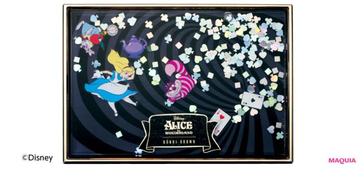 元乃木坂46 与田祐希 クリスマスコフレ 2025 ボビイ ブラウン アリス イン ワンダーランド アイシャドウ パレット 天面