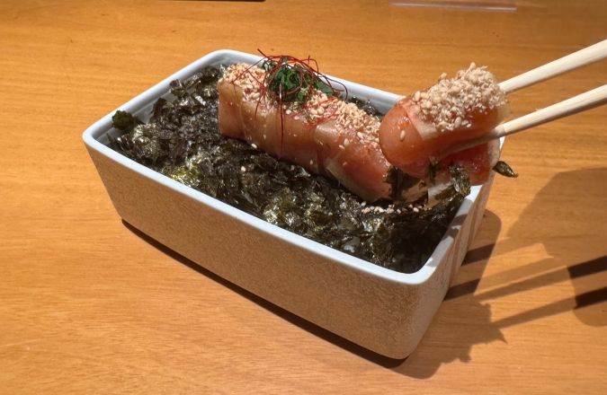 元祖博多めんたい重：はし上げ