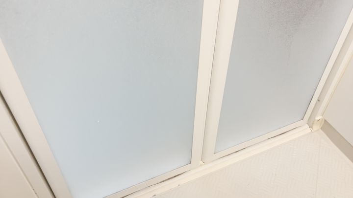 キレイになったお風呂のドアガラス